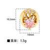 Nuevas Cuentas Espaciadoras de Cobre, Personalizables, Colgantes Clásicos Versátiles de Moda, Venta Directa desde la Fábrica de Joyería de Origen, Wholesale, Cadena No Incluida