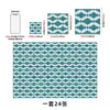 Pegatinas de pared autoadhesivas de PVC con diseño de azulejo portugués retro, pegatinas de azulejo impermeables y a prueba de aceite para renovación de cocina y baño, exclusivamente para ventas transfronterizas