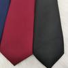 Poliéster-Algodón Perezoso JK Corbata Pequeña Sin Coser Negro Borgoña Azul Marino Color Sólido Estilo Coreano Mezclado Estudiante Básico Uniforme Escolar Clase