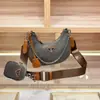 Bolso de Cadena Tres en Uno de Lujo Ligero Estilo Nuevo Transfronterizo, Bolso de Hombro, Sensación de Alta Gama, Bolso de Mano, Bolso Cruzado, Bolso de Axila, Tela de Nylon Impermeable