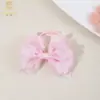 Accesorios para el Cabello de Niños Transfronterizos de Amazon Flores Lazos de Malla Diademas Elásticas Delgadas Diademas Protectoras para la Fontanela de Bebé
