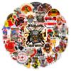 Transfronterizo 50 pegatinas de bombero logotipo de extinción de incendios pegatinas de grafiti guitarra equipaje scooter pegatinas decorativas