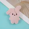 Muñeco de Conejo de Peluche Lindo y Popular Conejo de Orejas Plegables de Dibujos Animados Adornos Pequeños Hechos a Mano DIY para Zapatos y Ropa de Niños