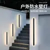 Luz de Pared Exterior de Tira Simple Moderna para Nuevo Cliente Ip65 Led con Fuente de Luz para Valla y Portón de Villa