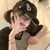 Gorra de Béisbol con Orejas de Gato Lindas para Mujer, Gorra Japonesa Secundaria Y2K, Muestra la Cara, Sombrero Pequeño Negro de Subcultura, de Moda