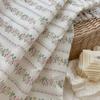 Tela de Algodón Puro con Estampado Floral Pequeño, Todo Algodón, Ropa para Muñecas de Bebé DIY, Ropa Hecha a Mano, Falda de Verano, Tela de Algodón Estilo Pastoral