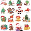Decoração de Janela de Ano Novo de 2027 Adesivos de Natal Etiquetas de Natal para Decoração de Shopping