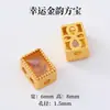Accesorios de Esmalte Chapados en Oro, Joyería Hecha a Mano con Goteo de Aceite para Bricolaje, Colgantes para Pulseras, Cuerdas Tejidas a Mano, Colgantes Pequeños, Accesorios para Joyería
