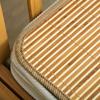 Cojín de verano, esterilla de bambú, cojín para silla, cojín para sofá, cojín universal de bambú para dormitorio, coche, para todas las estaciones.