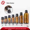 Spot 5ml ~ 200ml garrafa de óleo essencial marrom preto branco grande tampa de cabeça garrafa de óleo essencial garrafa de vidro