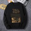 Sudadera para hombre, primavera y otoño, cuello redondo fino, marca de moda, top 2023, nueva chaqueta informal americana de manga larga para hombre