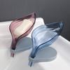 Hojas Jabonera Baño Perforación Libre Ventosa Jabonera Cocina Baño Drenaje Jabonera Estante de Almacenamiento Creativo