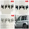 Adecuado para 26 Espejo Retrovisor Chery Icar V27, Cubiertas de Luces Antiniebla Delanteras y Traseras, Marco de Luz Trasera, Pegatinas de Modificación de ABS para Manijas de Puerta