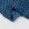 Venta al por mayor de fábrica tela de franela jacquard de piña de doble cara tejido de coral jacquard tela estampada para pijamas