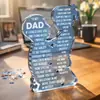 Presentes Personalizados de Acrílico para o Dia dos Pais Transfronteiriços para Amazon, Temu e Shein; Enfeites de decoração home; Placas de Chão