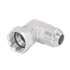A NOSOTROS. Los cables interior y exterior JIC están conectados al cono exterior 2J9 y al codo cono interior 7/16-9/16 acero al carbono ángulo de 90 grados alta presión ángulo recto