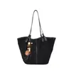 Bolso tote de hombro único retro europeo y americano para mujer, nuevo súper popular 2026, bolso de mano simple, bolso de axila para commuting