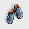 Zapatos Baotou de Fondo Grueso para Mujer para Uso Exterior 2025 Verano Nuevo Diseño Nicho Retro Japonés Feo Lindo Zapatillas Medias para Mujer
