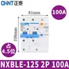 Disjuntor de Ar Chint Nxble com Circuito de Proteção contra Vazamento 1P2P3P4P Doméstico N Proteção contra Vazamento de Ar 32A63A