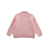 Suéter de Invierno Nuevo Wuri Boo para Niñas, Grueso, Color Sólido, Cuello Alto, Forro de Polar, Borde de Canalé, Cálido, Casual, Tejido