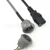 Cable de extensión enchufable línea enchufable conector de clavija C13 a C14 enchufe macho y hembra cable de alimentación enchufable enchufe de computadora