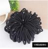 Coreia do Sul corda de cabelo elástica alta grossa faixa de cabelo sem costura preta elástico amarrar corda de cabelo durável acessórios de cabelo atacado