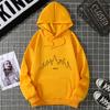 Mingxin Cadena de Suministro 2025 Nueva Estación Independiente de Comercio Exterior Sudadera de Terciopelo para Mujer Bolsillo Estampado Sudadera con Capucha Estampada Venta al por Mayor