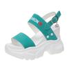 Sandalias de cuña para mujer estilo hada verano 2024 nuevo estilo ciber caliente plataforma plataforma zapatos de tacón alto