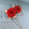 Kit de Materiales para Envolver Flores de Rosa Rizada Hechas a Mano para Accesorios de Peinado de Estilo Antiguo y Tocados Hanfu