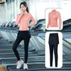 Traje de ropa de yoga nuevo de primavera y verano 2023 para mujer, ropa deportiva para correr y fitness, ropa profesional de secado rápido para correr por la mañana, conjunto de cinco piezas