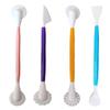 Juego de 4 piezas para tallar azúcar, bolígrafo para dar forma, cuchillo para decorar, bolígrafo para tallar, herramientas para hornear pasteles