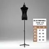 Adereços de Modelo de Veludo Meio Corpo Feminino Roupas Estilo Coreano Vestido de Casamento Cheongsam Stand de Exibição Janela da Loja Manequim de Corpo Inteiro