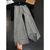 Directo de fábrica, pantalones transpirables estilo retro americano con patrón de espinas, pantalones fluidos para hombre, pantalones deportivos casuales de pierna recta para primavera y otoño