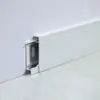 Rodapé de Liga de Alumínio com Design de Encaixe, 6cm/8cm, Borda Reta, Estilo Minimalista Moderno para Uso Doméstico