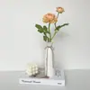 Rama única 2 cabezas flor de loto rocío flor simulación flor peonía marina botón de oro sentido avanzado decoración del hogar boda Lulian terminado boda