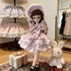 Vestido Lolita al por mayor Ropa para muñeca BJD 1/6 Estilo Bosque Nuevo Ropa de vestir para muñeca de 30 cm Conjunto de atuendo casual