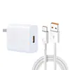 Cargador de 120W de Carga Súper Rápida Adecuado para Cabezal de Carga de Teléfono Móvil Huawei Cabezal de Carga Rápida Android Cable de Datos 6A Tipo C