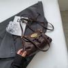 Bolso Maillard Pequeño Crowdsourcing Bolso de Otoño e Invierno 2025 Nuevo Vintage de Hombro Cruzado Bolso Plisado de Moda para Mujer que Combina con Todo
