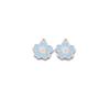 Directo de fábrica Flor de Cerezo Japonesa 5 colores flor de cinco pétalos pétalo diy accesorios de aleación aretes zapatos colgante
