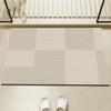 Alfombrilla Geométrica Casual para Suelo de Baño Alfombrilla Antideslizante Absorbente de Agua para Puerta de Inodoro Alfombra de Baño Alfombra de Baño Secado Rápido