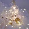 Atacado de fábrica LED caixa de bateria lâmpada de fio de cobre USB controle remoto 8 funções cordão de luz caixa de presente de Natal luz decorativa bola de onda