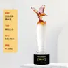 Novo Troféu de Cristal de Vidro com Animal, Troféu Comemorativo de Prêmio de Funcionário Destaque, Troféu de Aniversário de Alto Padrão e Atmosférico