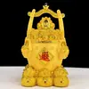 Diván Cubo Dorado Jarra para Ahorrar Dinero Adorno Atractor de Fortuna Decoración para Sala de Estar Armario de Vino Regalo para Apertura de Tienda