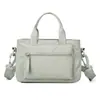 Bolso Cuadrado Pequeño Estilo Nuevo, Hombro Único, Cruzado, de Mano, Gran Capacidad, Sencillo, Casual, Impermeable, Tela de Nylon, para Viajar al Trabajo, al Aire Libre, de Hombre