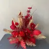 Flores de Casamento Decoração de Casamento Arranjo de Flores de Chão Decoração de Noivado Flores de Seda Arranjo de Flores Decorativo Arranjo de Flores para Caminho Bolas de Flores Flores Pendentes
