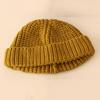 Gorro de lana con piel de melón para niños, estilo coreano, moderno, para niños y niñas, jersey de punto para bebé, otoño e invierno.