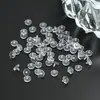 Nova Cabeça de Reposição Transparente Cor de Pele Rosqueável Internamente Plana de 2mm M0.9 Stud para Lábio Invisível, Brinco, Piercing de Sobrancelha