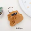 Pelúcia de Desenho Animado Capigbala tamanho pequeno Acessórios para Bonecas Peixe-Balão Fofo Boneca Celebratória Cibernética Bolsa Acessórios para Cabeça Acessórios