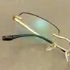 Gafas de Titanio Puro Sin Montura para Hombre con Graduación, Fotocromáticas, Bloqueadoras de Luz Azul, con Graduación para Astigmatismo, Gafas con Graduación en Línea, Sin Montura