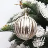 Bolas de Navidad Pintadas a Mano Transfronterizas 6cm/2.36Pulgadas Calabaza Irregular Adornos para Árbol de Navidad Bolas Redondas Pintadas Halloween
